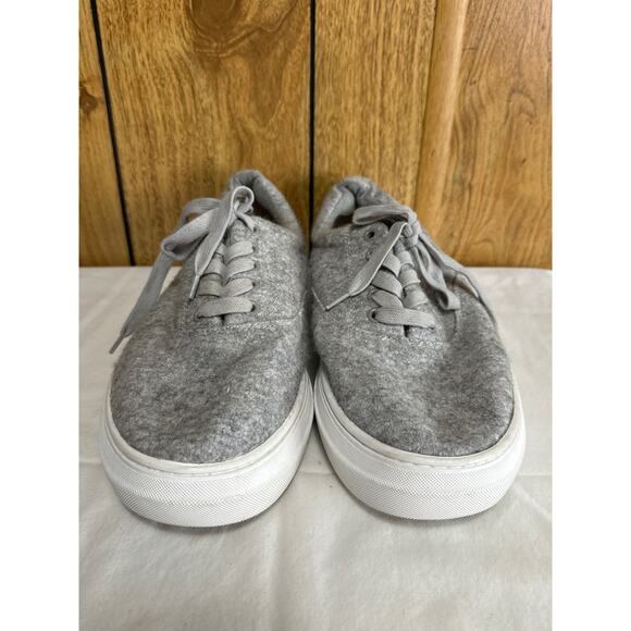 206 Collective Mark Men's Gray Lace-Up Sneakers Size 11 Casual Comfort Fabric - Picture 2 of 7